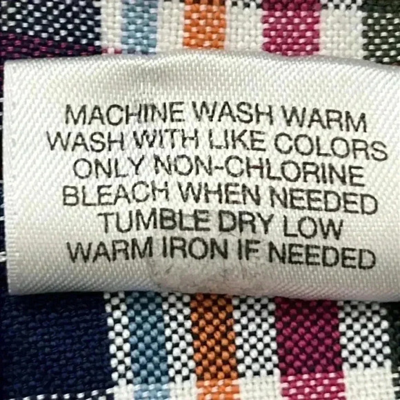 Cremieux Classics Men’s Shirt Sz L Blue White Plaid Button-down 100% Cotton - Picture 9 of 11